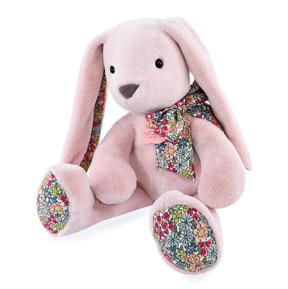Doudou peluche lapin beige blanc HEMA