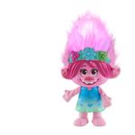 Peluche Trolls Poppy cheveux multicolores 35 cm