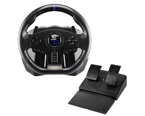 Volant gaming Drive Pro Sport Subsonic SV750 Noir avec pédalier et palettes de vitesses pour PS4/PC/Nintendo Switch/Xbox