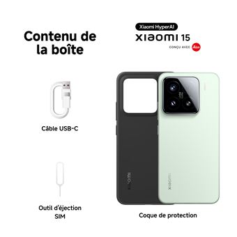 Xiaomi 15 - Smartphone - 6,36 Zoll - 5G - Dual Nano SIM - 512 GB