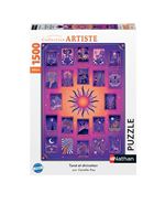 Puzzle 1500 pièces Nathan Tarot et divination Coralie Fau