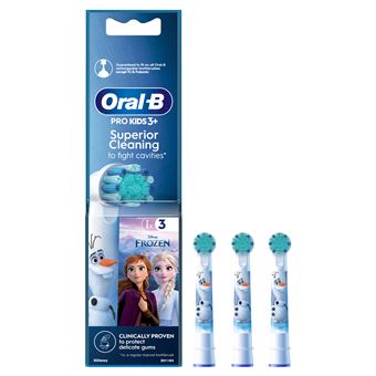 Pack de 3 brossettes Oral-B Pro Disney La reine des neiges