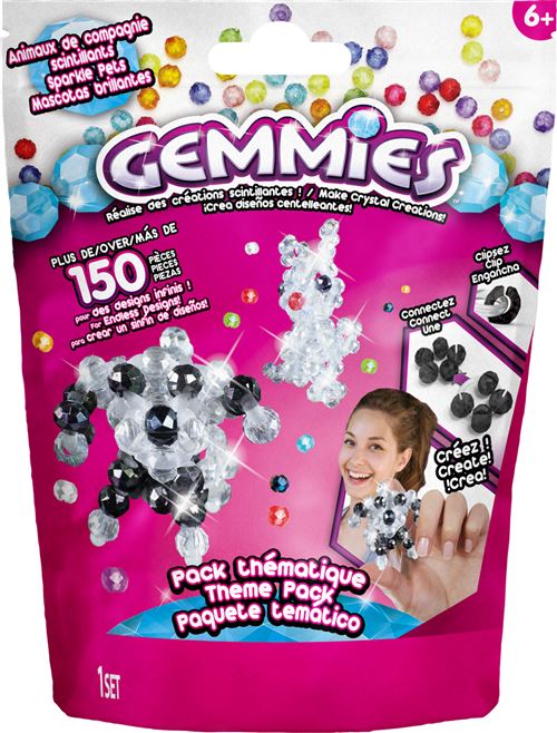 Kit créatif 150 pièces Asmokids Gemmies Animaux de compagnie scintillants