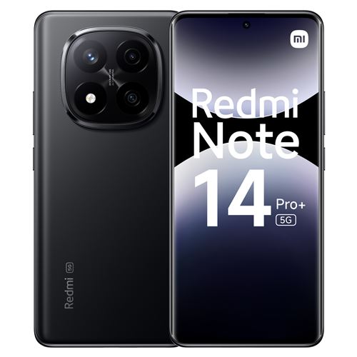 Smartphone Xiaomi Redmi Note 14 Pro+ 6,67 5G Double Nano SIM 512 Go Noir minuit