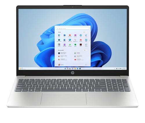 PC portable HP 15-fd1016nf 15,6" Intel® Core™ 5 16 Go RAM 512 Go SSD Argent Naturel