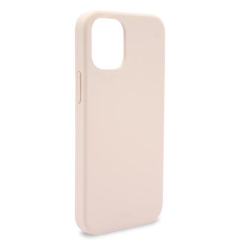 Coque en silcone Soft Puro Icon pour iPhone 12/12 Pro Rose