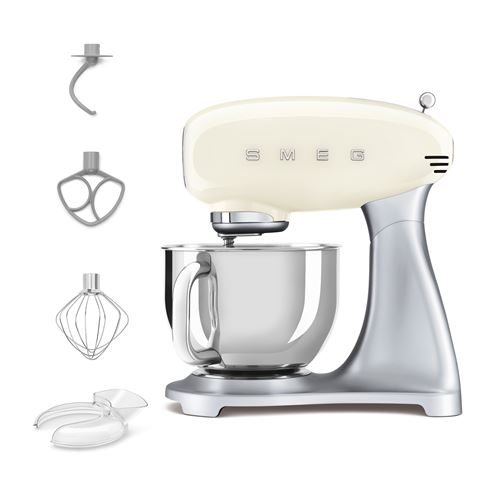 Robot Pâtissier Multifonctions Smeg Smf04Creu 800 W Crème