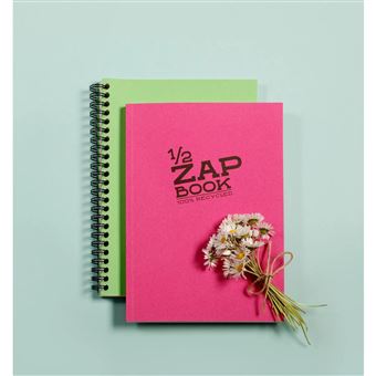 Carnet Spiralé Zap Book Clairefontaine A5 – 160 Feuils 80g 100% Recyclé Esquisse