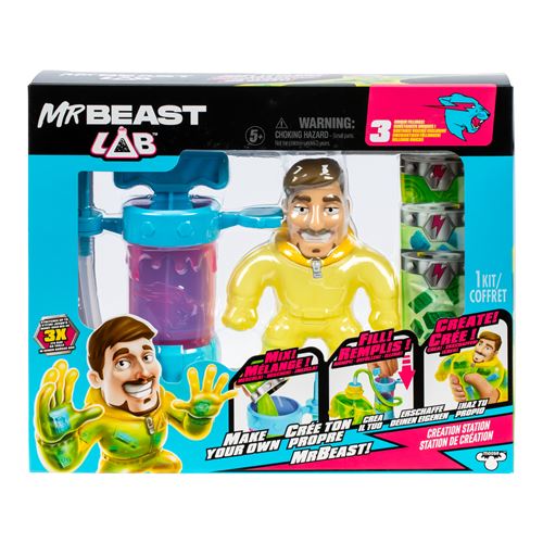 Kit de création MRBEAST LAB Heroes of Goo Jit Zu Pompe incluse Figurine personnalisable Accessoires fournis - vue 2