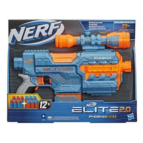Nerf Elite 2.0 Phoenix CS-6 avec 12 fléchettes Nerf