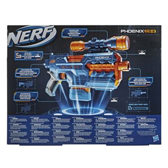 Nerf Elite 2.0 Phoenix CS-6 avec 12 fléchettes Nerf