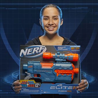 Nerf Elite 2.0 Phoenix CS-6 avec 12 fléchettes Nerf