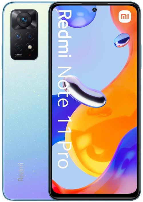 Smartphone Xiaomi Redmi Note 11 Pro 6,67 Double SIM 128 Go Azur céleste