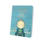 Carnet Little Buddha 15 x 11 cm Bleu