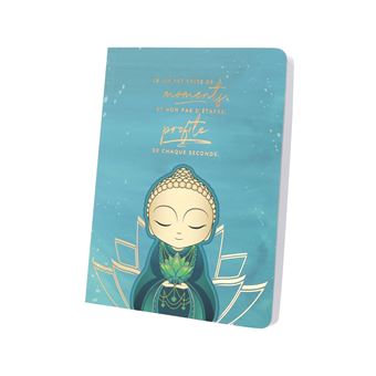 Carnet Little Buddha 15 x 11 cm Bleu