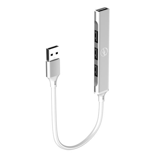 Hub Slim Mobility Lab 4 ports USB 2.0 Aluminium