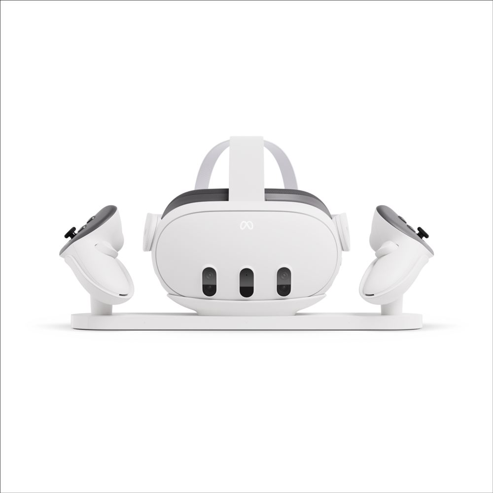 Station De Charge Pour Casque Meta Quest 3S/3/2 - Support Avec Lumière RVB Tactile, Charge Rapide
