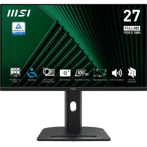 MSI PRO MP275PG 27 LED IPS FullHD 100Hz Altavoces Altura Ajustable - vue 5