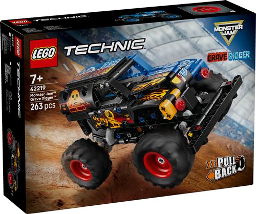 LEGO® Technic 42219 Monster Jam™ Grave Digger™ Feu et glace