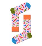 Chaussettes hautes Happy Socks Bon Bon Taille 41-46 Rose