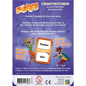 Jeu d’ambiance Asmodee Shabada