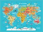Puzzle 48 pièces Oregon AR Smart Puzzle Carte du Monde