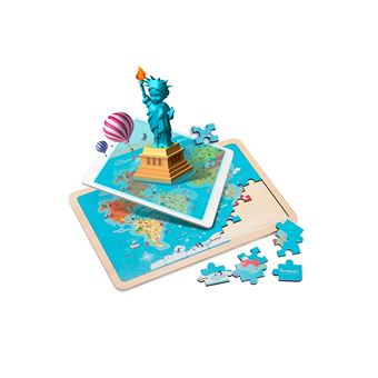 Puzzle 48 pièces Oregon AR Smart Puzzle Carte du Monde