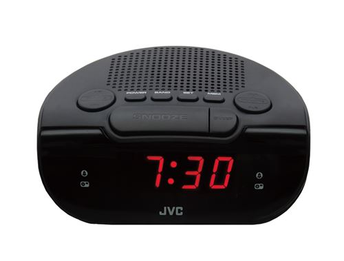 Radio-réveil JVC RA-F120B Noir