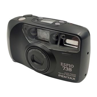 Appareil photo argentique compact Pentax Espio 738 Noir - Reconditionné