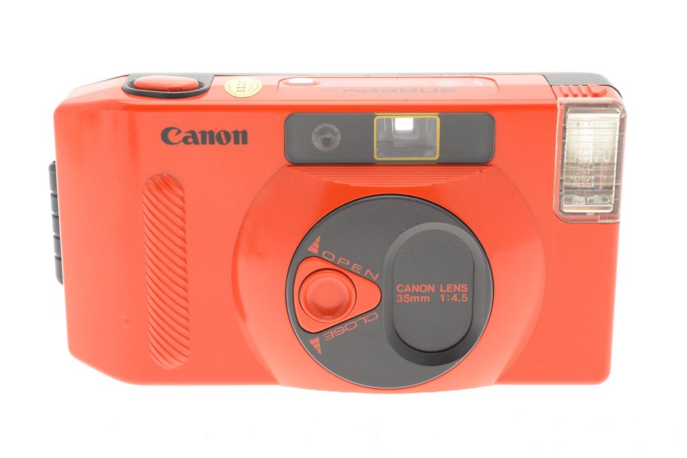 Appareil photo compact argentique Canon Snappy S rouge Reconditionné — free download