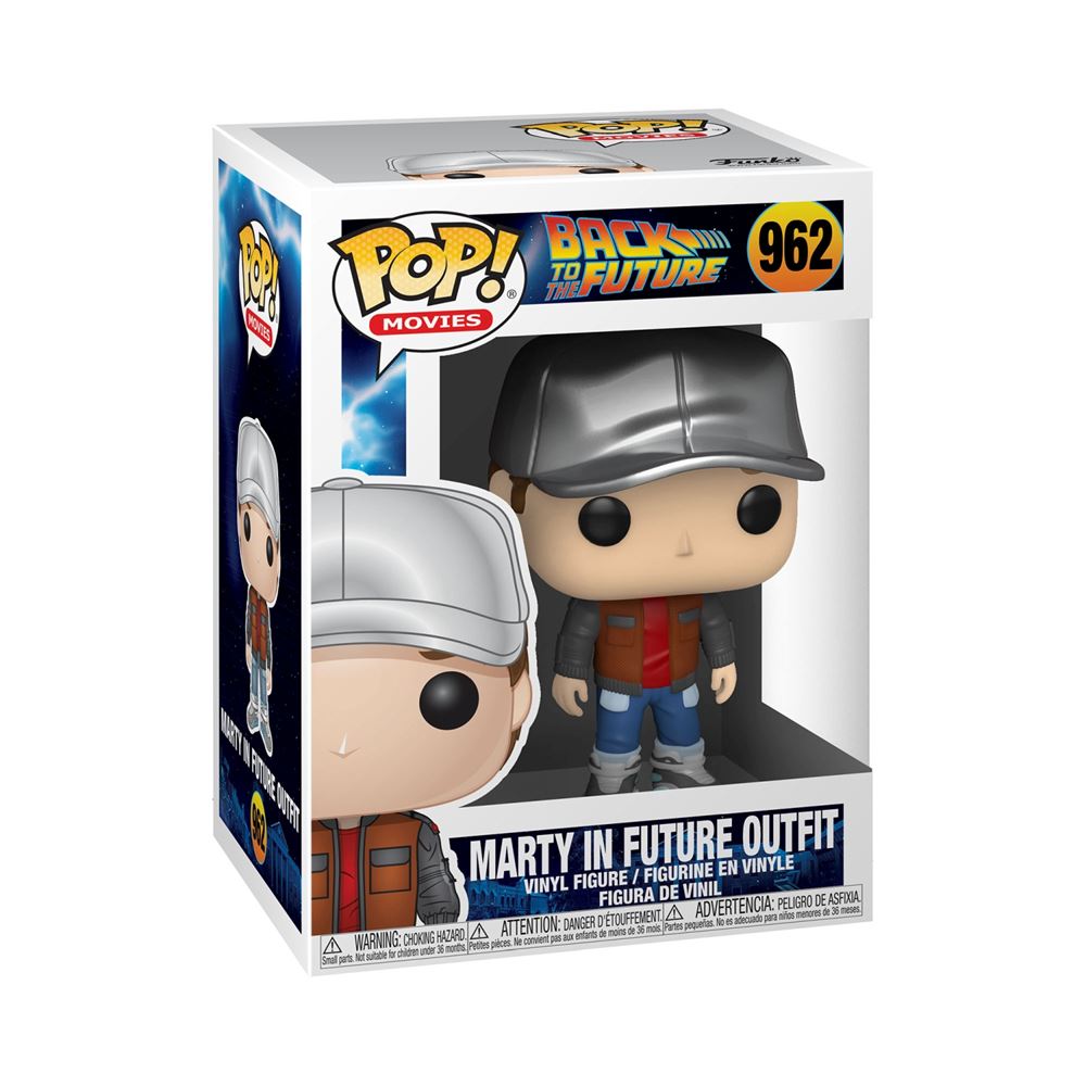 vinyl figure marty with hoverboard funko