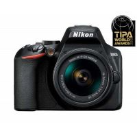 Nikon D3500 + SLR Lens Nikkor AF-P DX 18-55mm f / 3.5-5.6 VR Zwart