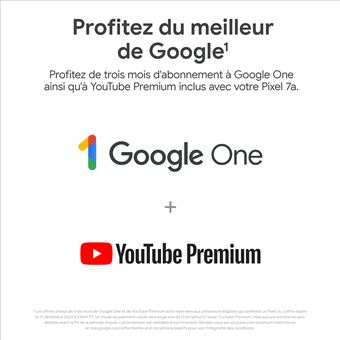 Smartphone Google Pixel 7a 6.1" 5G Double SIM 128 Go Bleu Océan