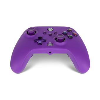 Manette filaire améliorée PowerA pour Xbox Série X Violet Royal