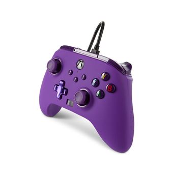 Manette filaire améliorée PowerA pour Xbox Série X Violet Royal