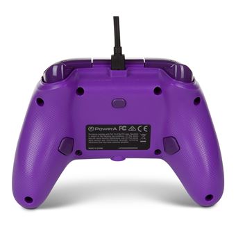 Manette filaire améliorée PowerA pour Xbox Série X Violet Royal