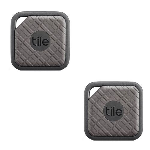 Pack de 2 Porte Clés Traceurs Connectés Tile Pro Sport Gris ardoise foncé et graphite