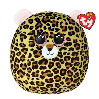 Peluche Ty Squish A Boos Medium Livvie Le Léopard