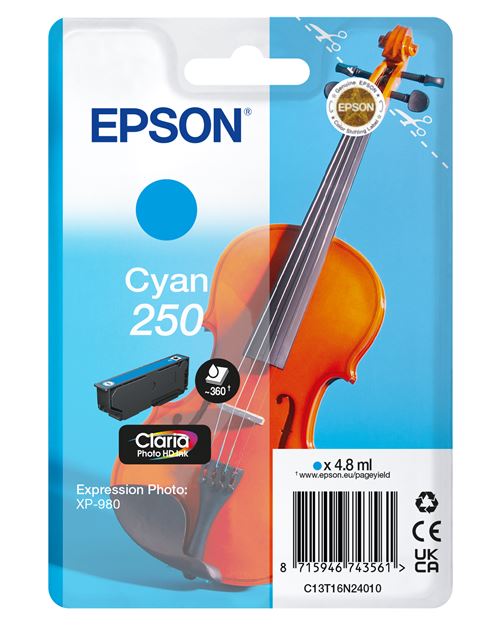 Epson Sglpack CY 250 ink RFAM Tag - vue 3
