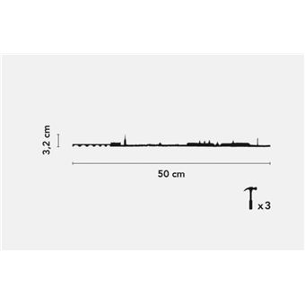 Accessoire de décoration The Line Bordeaux Doré