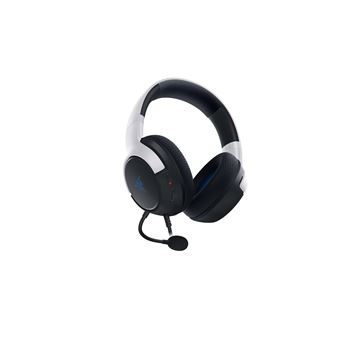 Pack Epic Duo Casque pour console filaire Razer Kaira Blanc + Chargeur Manette pour PS5 Blanc