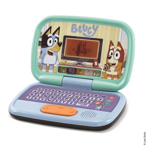 VTech Bluey Mon Ordi Interactif Ordinateur Enfant avec Écran Rétroéclairé 10 Activités et Jeux Éducatifs Cadeau Enfant de à Contenu en Français - vue 2