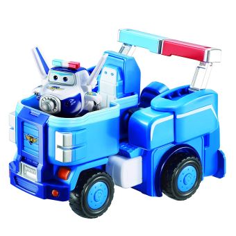 Véhicule transformable en robot Super Wings 18 cm