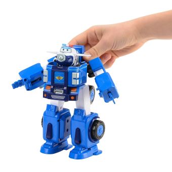 Véhicule transformable en robot Super Wings 18 cm