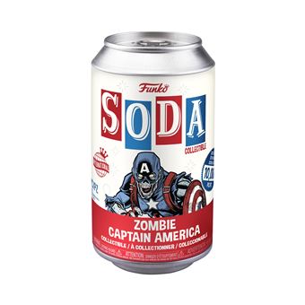Figurine Funko Vinyl Soda What If Zombie Captain America with Chase Modèle aléatoire