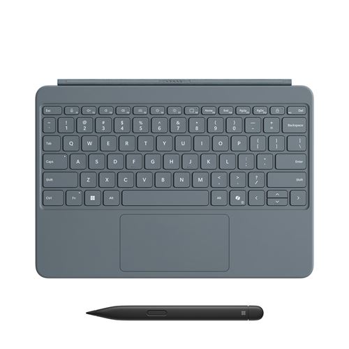 Clavier Microsoft Bleu Océan pour Surface Pro 12 + stylet Surface Slim Pen