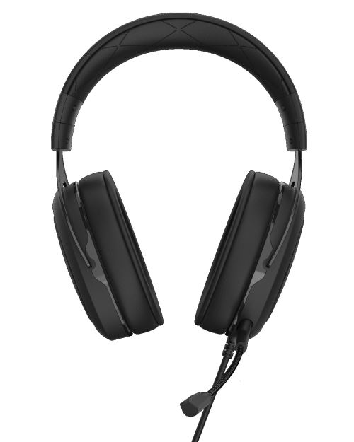 CORSAIR Gaming HS50 PRO STEREO - Koptelefoon - over oor - met bekabeling - 3,5 mm-stekker - koolstof