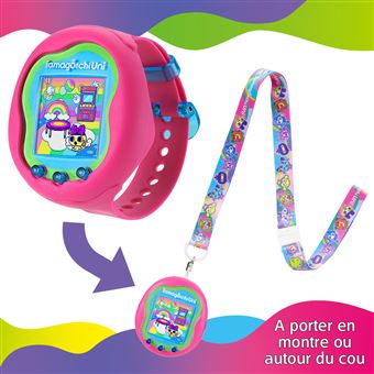 Jeu électronique Bandai Tamagotchi Uni avec bracelet montre Rose