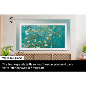 TV LED Samsung The Frame TQ75LS03B 189 cm 4K UHD Smart TV 2023 Noir