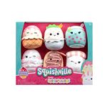 Pack 6 Peluches Squishville Foodie Squad